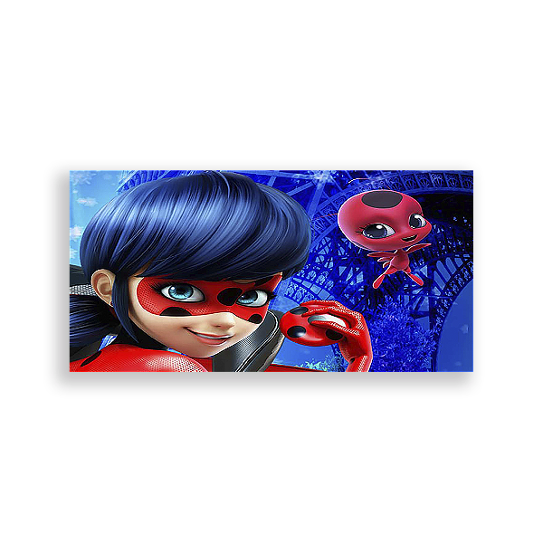Painel Retangular - Miraculous - Sublimado 3D