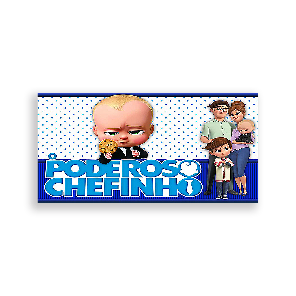 Painel Retangular - O Poderoso Chefinho - Sublimado 3D