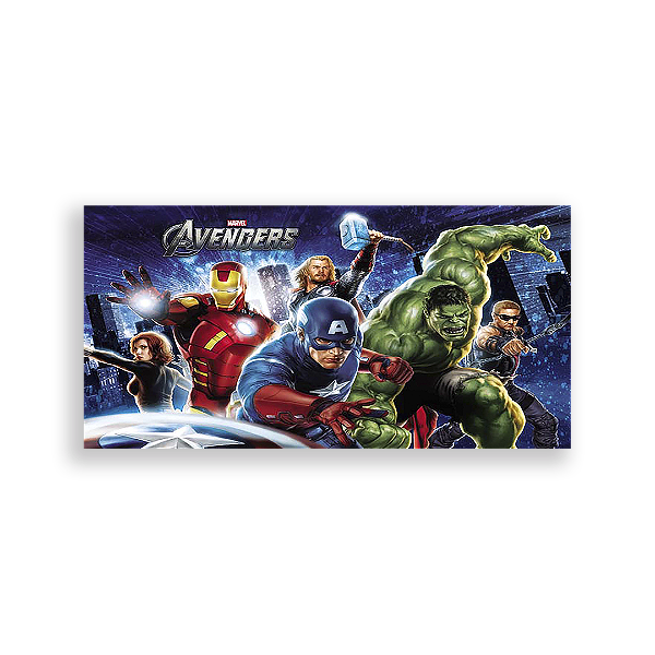 Painel Retangular - Os Vingadores - Sublimado 3D