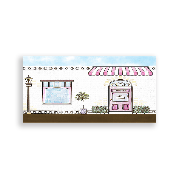 Painel Retangular - Petshop - Sublimado 3D