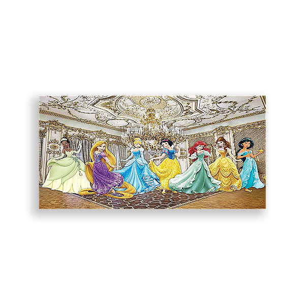 Painel Retangular - Princesas Disney - Sublimado 3D