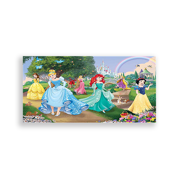Painel Retangular - Princesas Disney - Sublimado 3D