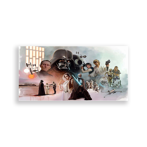 Painel Retangular - Star Wars - Sublimado 3D