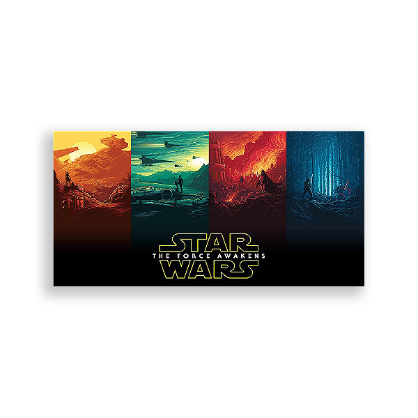 Painel Retangular - Star Wars - Sublimado 3D