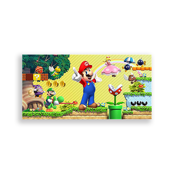 Painel Retangular - Super Mario - Sublimado 3D