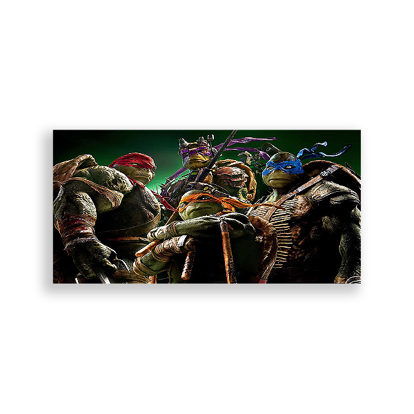Painel Retangular - Tartarugas Ninja - Sublimado 3D