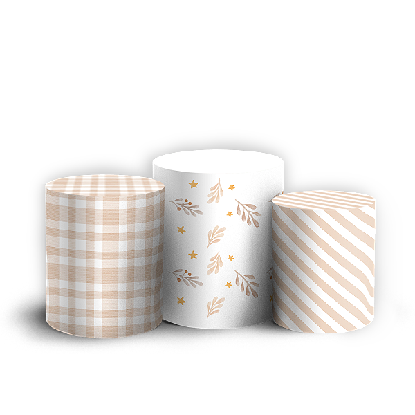 Trio Cilindro - Revelação - Sublimado 3D