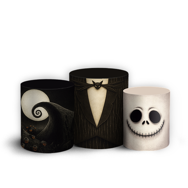 Trio Cilindro - O Estranho Mundo De Jack - Sublimado 3D