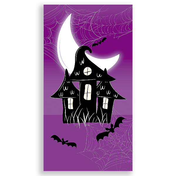 Faixa Lateral - Dia das Bruxas Halloween - Sublimado 3D