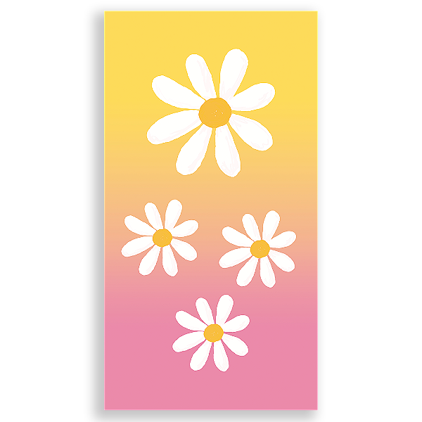 Faixa Lateral - Flor Margarida - Sublimado 3D