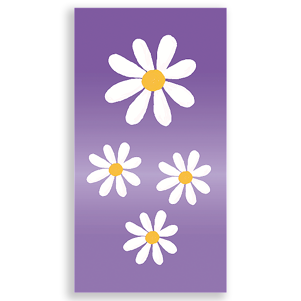 Faixa Lateral - Flor Margarida - Sublimado 3D