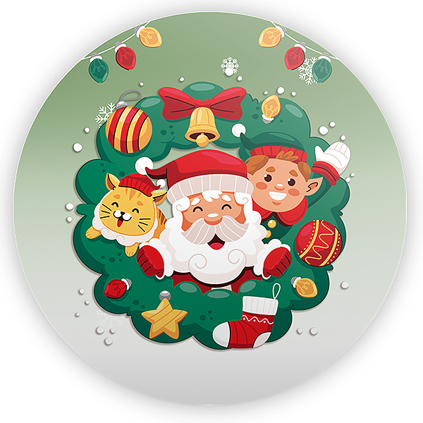 Painel de Mesa Sublimado 3D - Natal