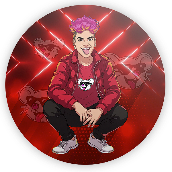 Painel de Mesa Sublimado 3D - Os Rosas