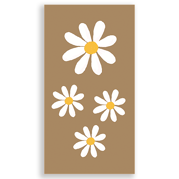 Faixa Lateral Sublimado 3D - Flor Margarida