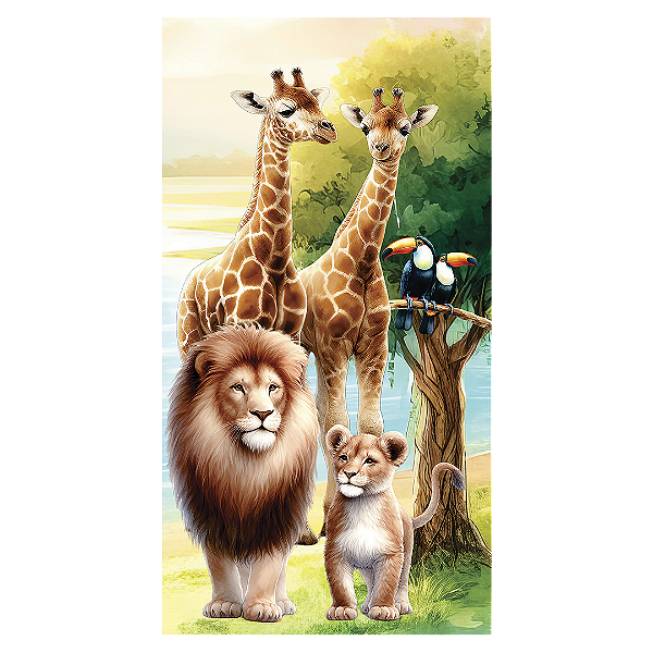 Faixa Lateral Sublimado 3D - Arca de Noé