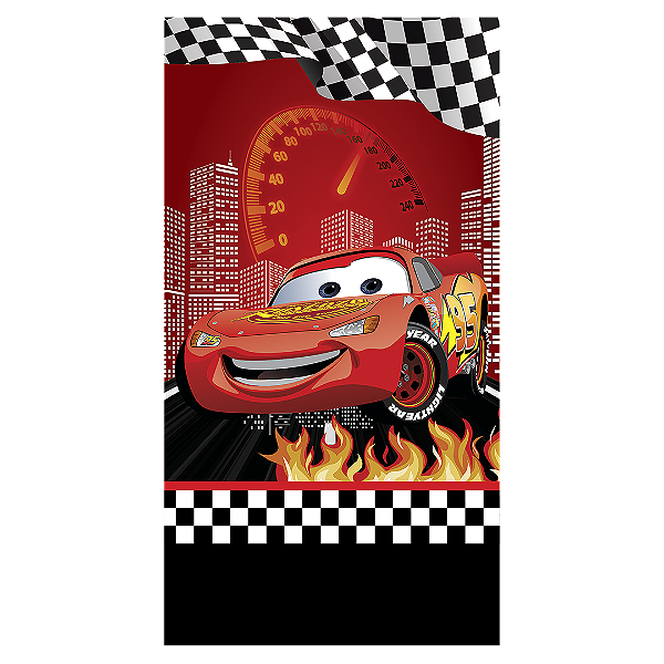 Faixa Lateral Sublimado 3D - Carros