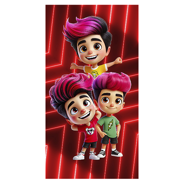 Faixa Lateral Sublimado 3D - Os Rosas