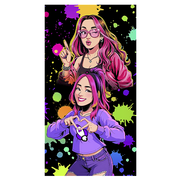 Faixa Lateral Sublimado 3D - Os Rosas