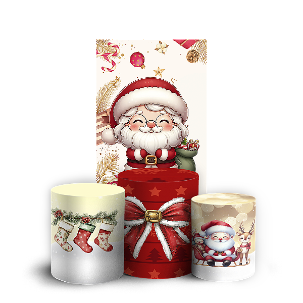 Faixa Lateral e Trio Cilindro Sublimado 3D Vest Facil - Natal