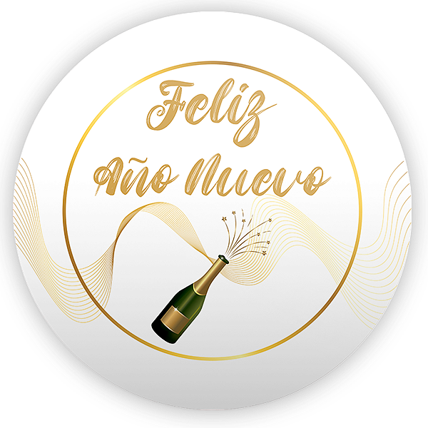 Painel de Mesa Sublimado 3D - Año Nuevo ES