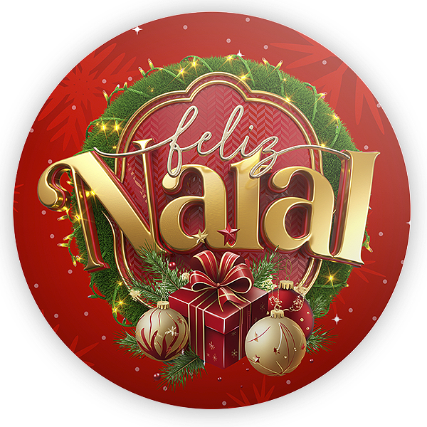 Painel de Mesa Sublimado 3D - Natal