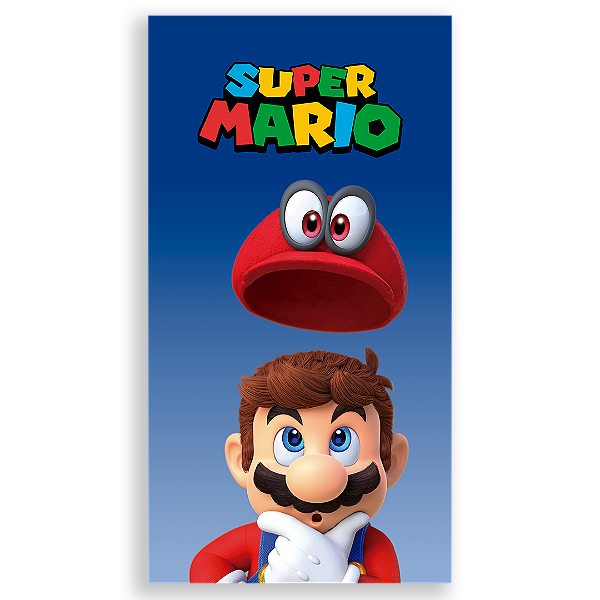 Faixa Lateral Sublimado 3D - Super Mario