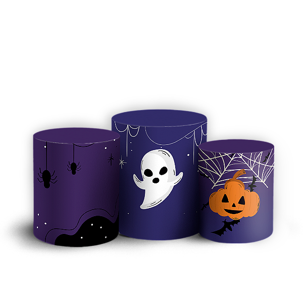 Trio Cilindro Sublimado 3D - Noche de Brujas ES