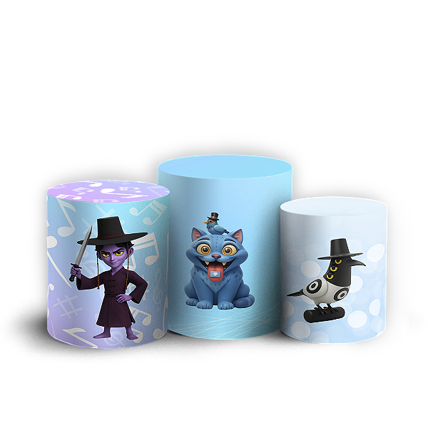 Trio Cilindro Sublimado 3D - Guerreiras Do K Pop