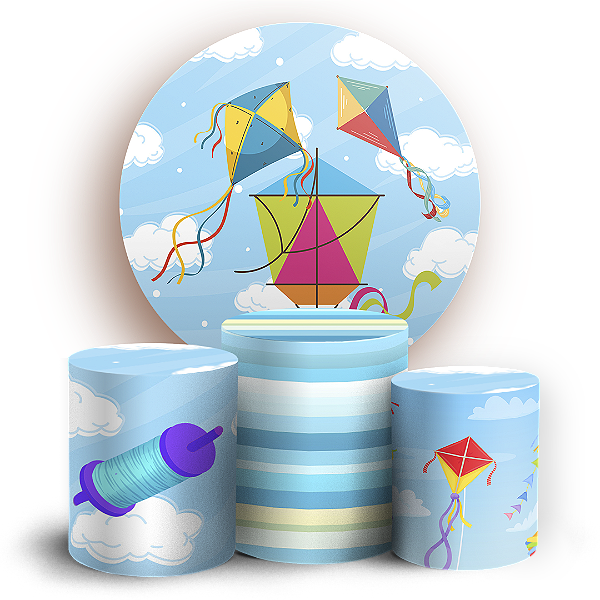 KIT Redondo e Trio Sublimado 3D - Pipa