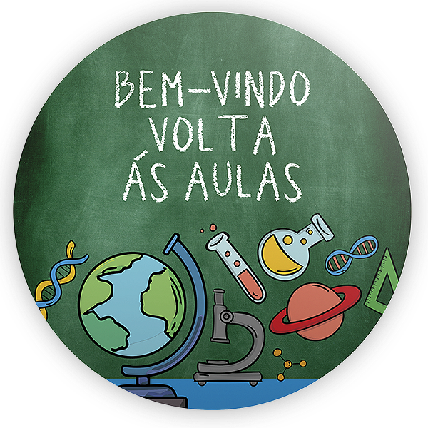 Painel de Mesa Sublimado 3D - Volta as Aulas