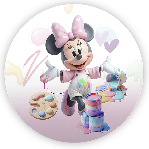 Painel de Mesa Sublimado 3D - Minnie