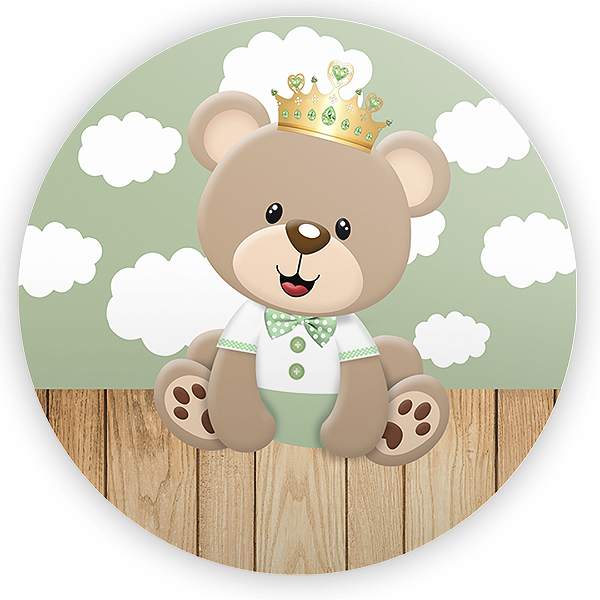 Painel de Mesa Sublimado 3D - Urso