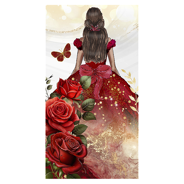 Faixa Lateral Sublimado 3D - 15 Anos