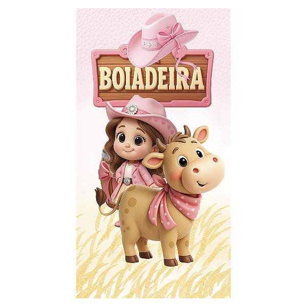 Faixa Lateral Sublimado 3D - Fazendinha