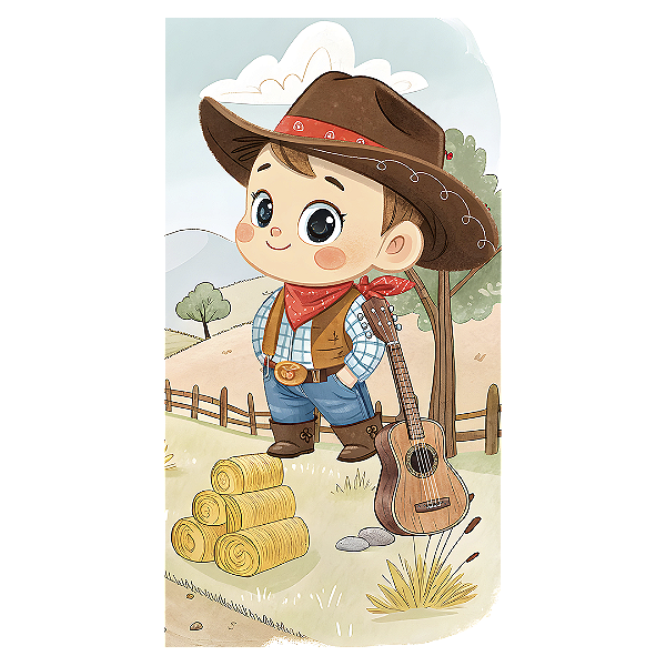 Faixa Lateral Sublimado 3D - Fazendinha