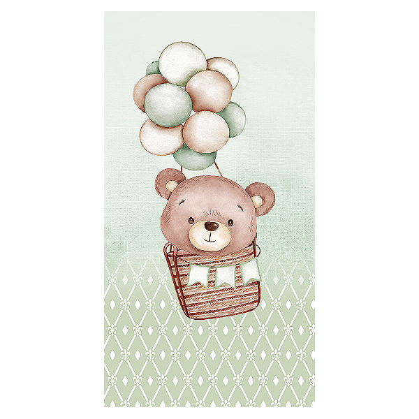 Faixa Lateral Sublimado 3D - Urso