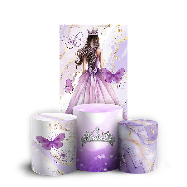 Faixa Lateral e Trio Cilindro Sublimado 3D Vest Facil - 15 Anos