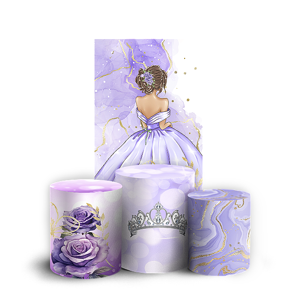 Faixa Lateral e Trio Cilindro Sublimado 3D Vest Facil - 15 Anos