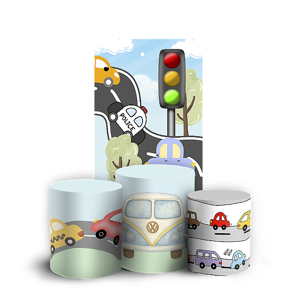 Faixa Lateral e Trio Cilindro Sublimado 3D Vest Facil - Transporte