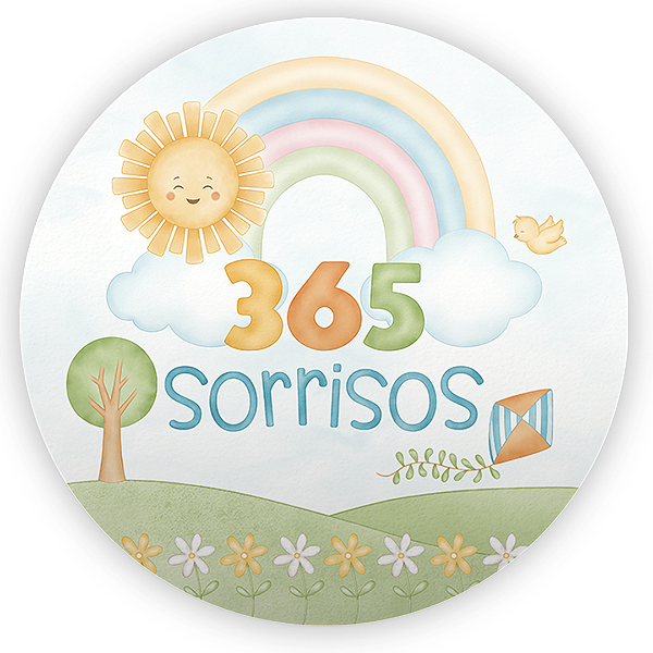 Painel de Mesa Sublimado 3D - 365 Sorrisos