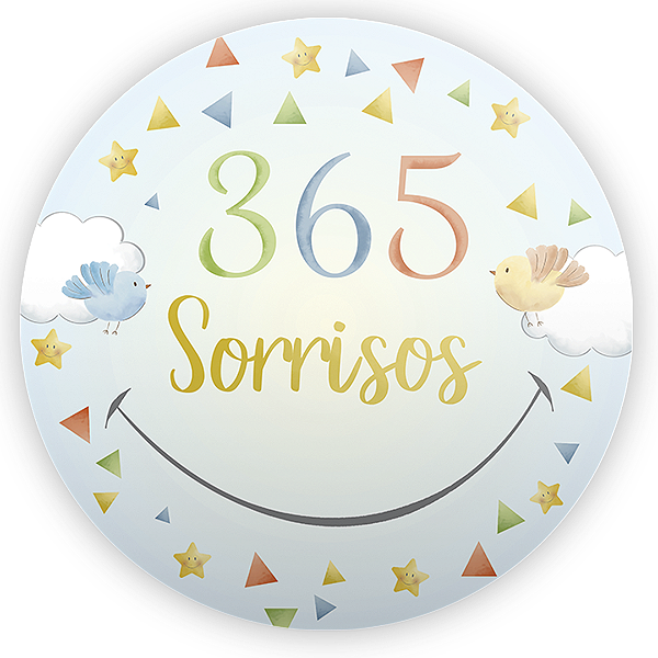 Painel de Mesa Sublimado 3D - 365 Sorrisos