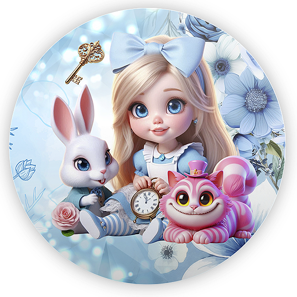 Painel de Mesa Sublimado 3D - Alice