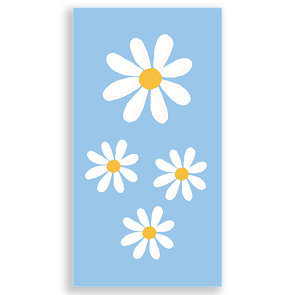 Faixa Lateral Sublimado 3D - Flor Margarida