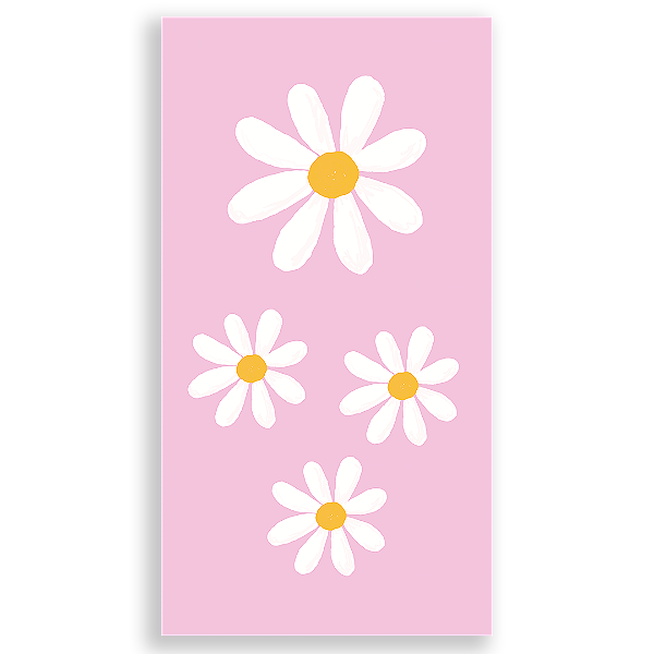 Faixa Lateral Sublimado 3D - Flor Margarida