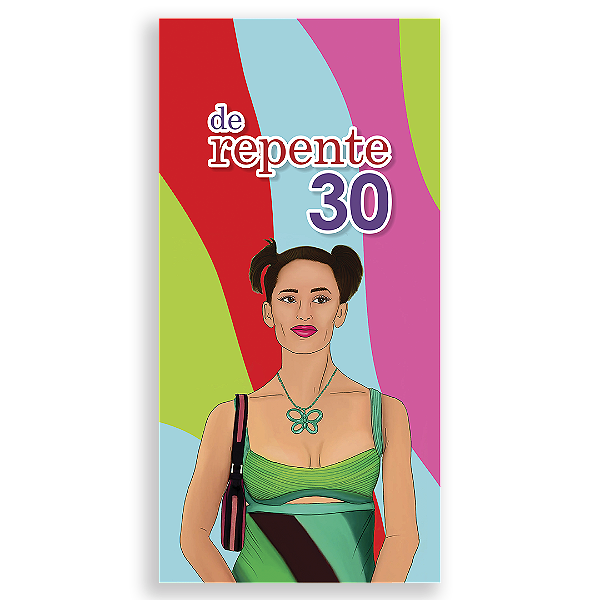 Faixa Lateral Sublimado 3D - De Repente 30