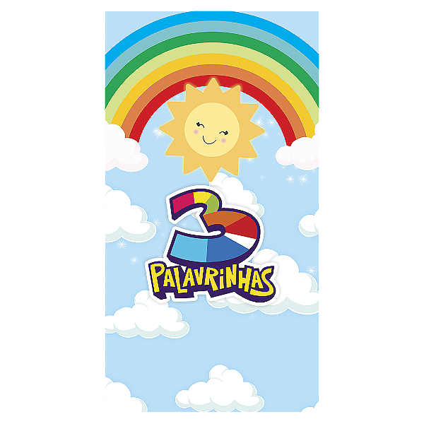 Faixa Lateral Sublimado 3D - 3 Palavrinhas