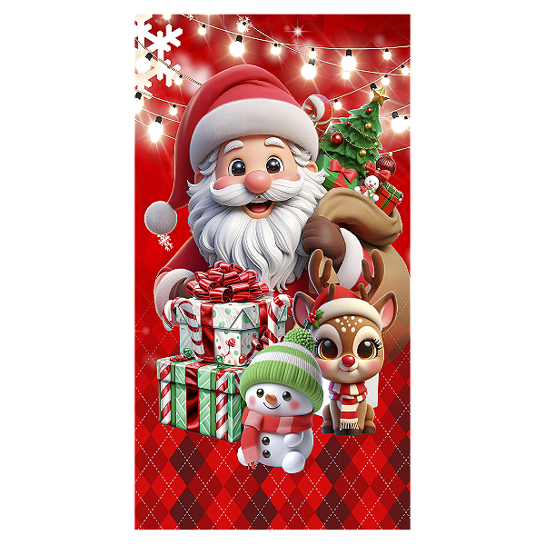 Faixa Lateral Sublimado 3D - Ano Novo