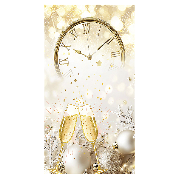 Faixa Lateral Sublimado 3D - Ano Novo