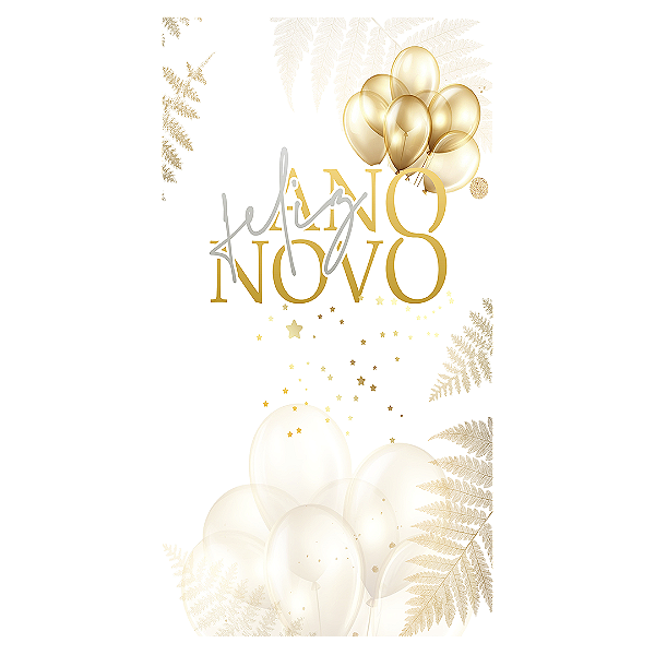 Faixa Lateral Sublimado 3D - Ano Novo