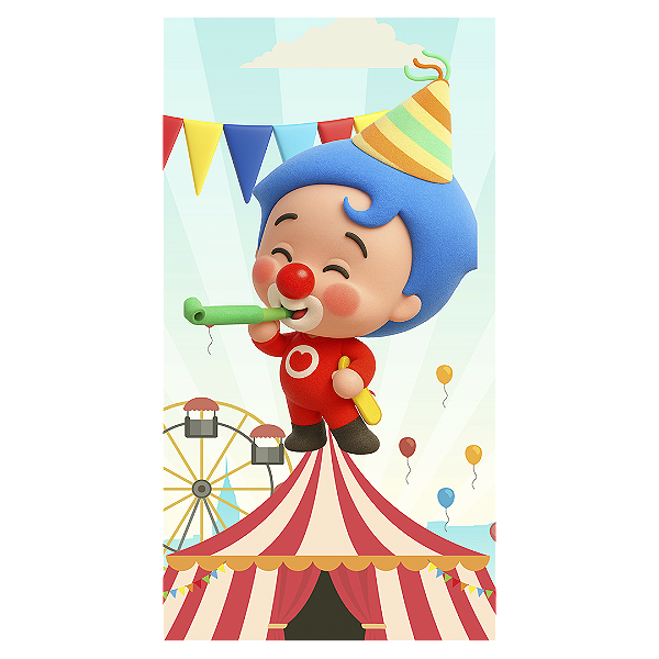 Faixa Lateral Sublimado 3D - Plim Plim